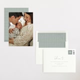 "Delicate" - Birth Announcements in Powder by Sara Hicks Malone - Assembled