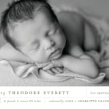 "Modern Grid" - Birth Announcements in Sand by Alexandra Cohn - Detail