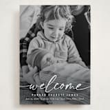 "Little Welcome" - Birth Announcements in Cloud by Susan Asbill - Front