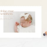 "eloise" - Birth Announcements in Peach by Ellen Schlegelmilch - Front