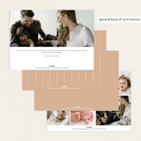 "eloise" - Birth Announcements in Peach by Ellen Schlegelmilch - Back of Card Options