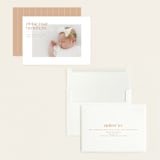 "eloise" - Birth Announcements in Peach by Ellen Schlegelmilch - Assembled