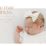 "eloise" - Birth Announcements in Peach by Ellen Schlegelmilch - Detail