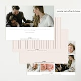 "Dainty" - Birth Announcements in Flower by Pixel and Hank - Back of Card Options