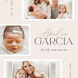 "Meet our baby" - Birth Announcements in Blush by Elan Studio - Detail