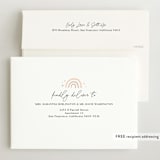 "Meet our baby" - Birth Announcements in Blush by Elan Studio - FREE Recipient Addressing