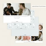 "So Proud" - Birth Announcements in Sky by Carolyn MacLaren - Back of Card Options