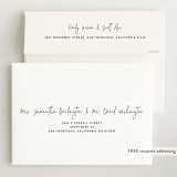 "overjoyed script" - Birth Announcements in Onyx by Lindsay Stetson Thompson - FREE Recipient Addressing