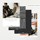 "Modern Name" - Birth Announcements in Moon by Robin Ott - Back of Card Options