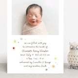 "Constellation" - Birth Announcements in Strawberry by Megan Davis - Front