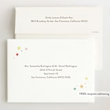 "Constellation" - Birth Announcements in Strawberry by Megan Davis - FREE Recipient Addressing