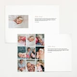 "Botanical Corners" - Birth Announcements in Blush by Hooray Creative - Interior Options