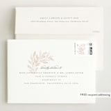 "Botanical Corners" - Birth Announcements in Blush by Hooray Creative - FREE Recipient Addressing