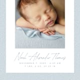 "Corduroy" - Birth Announcements in Sky by Lea Delaveris - Detail