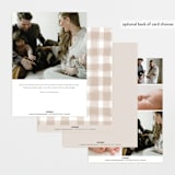 "Edgy" - Birth Announcements in Snow by Pixel and Hank - Back of Card Options