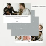 "Baby Bliss" - Birth Announcements in Cloud by Carolyn MacLaren - Back of Card Options