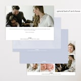 "Border" - Birth Announcements in Shadow by Kasia Labocki - Back of Card Options