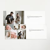 "Baby Bear" - Birth Announcements in Cream by Morgan Ramberg - Interior Options