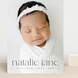 "Announcing Baby" - Birth Announcements in Onyx by Erin Deegan - Front
