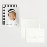 "Announcing Baby" - Birth Announcements in Onyx by Erin Deegan - Assembled