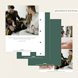 "Boldly Named" - Birth Announcements in Forest by Anna Elder - Back of Card Options