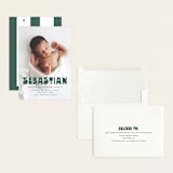 "Boldly Named" - Birth Announcements in Forest by Anna Elder - Assembled