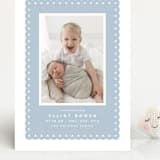 "Mickey fabric frame" - Birth Announcements in Chambray by Lea Delaveris - Front
