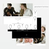 "Disney's Classic Pooh" - Birth Announcements in Ink by Pink House Press - Back of Card Options