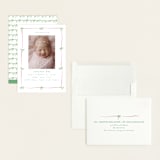 "Preppy Bow Border" - Birth Announcements in Candy by Susan Zinader - Assembled