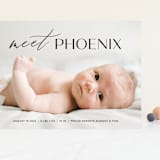 "Sweet Introduction" - Birth Announcements in Ink by Chryssi Tsoupanarias - Front