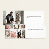 "Nickname" - Birth Announcements in Dove by Paula Pecevich - Interior Options