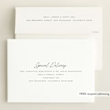 "Nickname" - Birth Announcements in Dove by Paula Pecevich - FREE Recipient Addressing