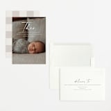 "Complete" - Birth Announcements in Linen by Kasia Labocki - Assembled