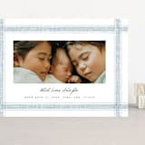 "Beach Linen" - Birth Announcements in Cloud by Kelly Schmidt - Front