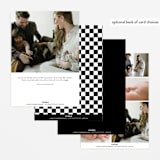 "Just The Facts" - Birth Announcements in Volcano by Owl and Toad - Back of Card Options