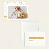 "Magazine Block" - Birth Announcements in Marigold by Maria Hilas-Louie - Assembled