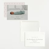 "Vintage" - Birth Announcements in Fog by Sara Hicks Malone - Assembled