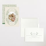 "bunnies and flowers" - Birth Announcements in Sage by Anastasia Makarova - Assembled