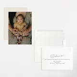 "Modern Meet" - Birth Announcements in Linen by Erica Krystek - Assembled