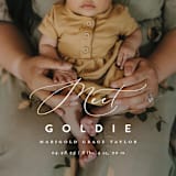 "Modern Meet" - Birth Announcements in Linen by Erica Krystek - Detail