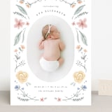 "Le Jardin" - Birth Announcements in Meadow by Emily Sabol Goss - Front