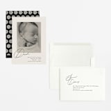 "Dashing" - Birth Announcements in Vanilla by Olivia Raufman - Assembled