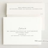 "Handwriting" - Birth Announcements in Snow by Bethan - FREE Recipient Addressing