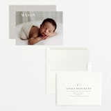 "simply named" - Birth Announcements in Snow by Sarah Curry - Assembled