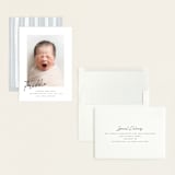 "Nickname" - Birth Announcements in Dove by Paula Pecevich - Assembled