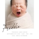 "Nickname" - Birth Announcements in Dove by Paula Pecevich - Detail