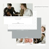 "Baby Classic" - Birth Announcements in Cloud by Carolyn MacLaren - Back of Card Options