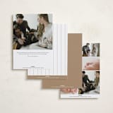 "Crested" - Birth Announcements in Fawn by mo kelley - Back of Card Options