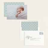 "Precious Script" - Birth Announcements in Sugar by Jessica Williams - Assembled