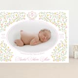 "Cottagecore" - Birth Announcements in Cotton Candy by Creo Study - Front